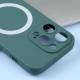 iPhone 15 Pro MagSafe silikonskal - Mörkgrön
