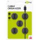 Goobay självhäftande kabelhållare i stab...