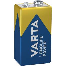 Varta Longlife alkaliskt 9V batteri - 1 st