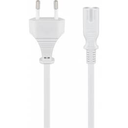 Apple Mac mini strömkabel i vitt (eller till flygplatsen)
