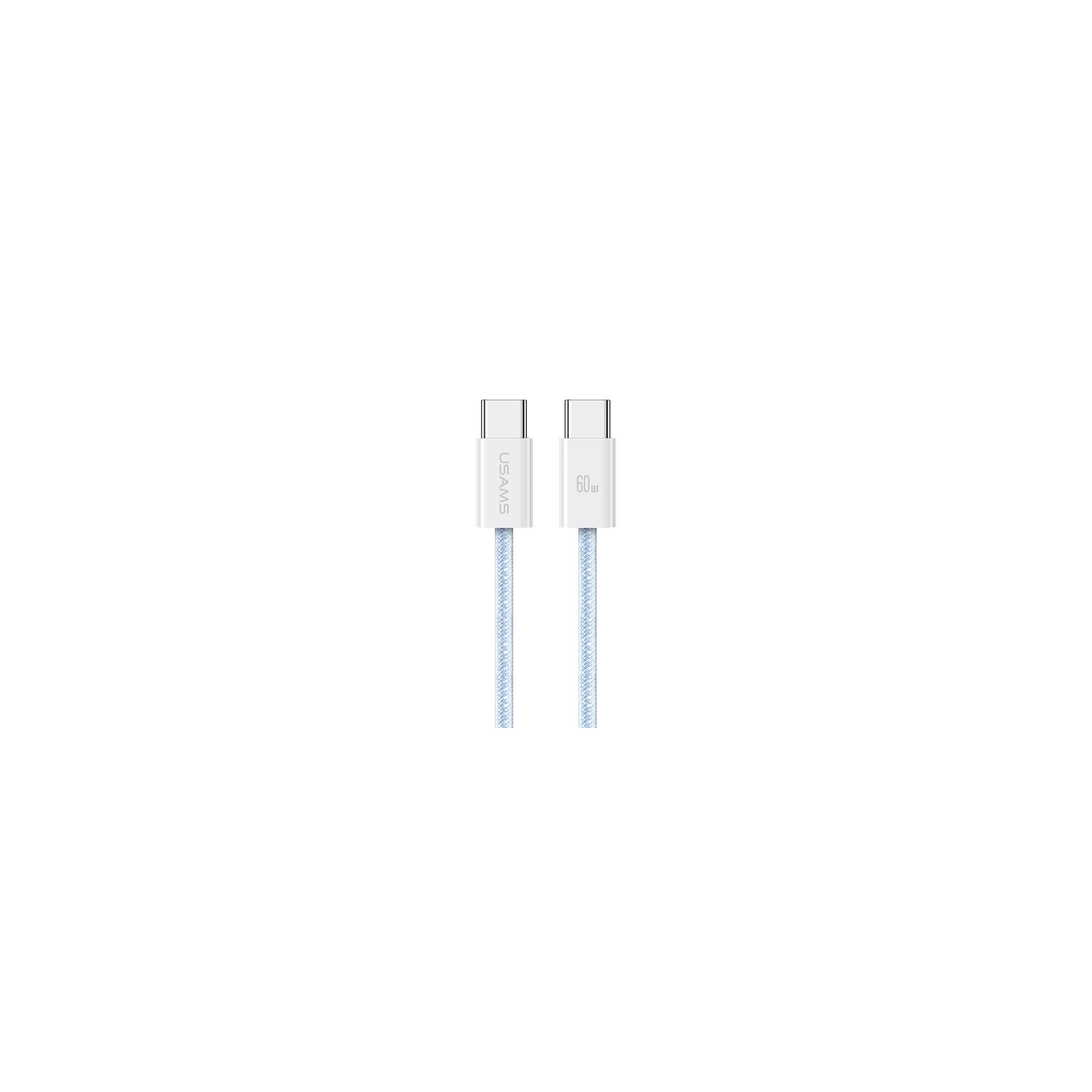 Usams Vavd Usb C Kabel 60w Pd Laddningskabel 1 2m Blå