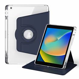 Vridbar iPad 10,2" 7/8/9 2019-21 fodral med Pennfack - Mörkblå