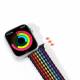 Justerbar flätad Apple Watch-rem 38/40/41 mm - Ljus flerfärgad