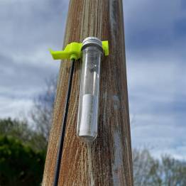  2-vägs krok för geocaching extraktor inkl. gänga för montering - 3D printad