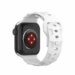  Sport silikonrem till Apple Watch 42/44/45/49mm - Vit