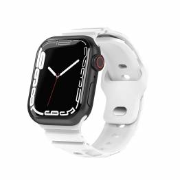 Sport silikonrem till Apple Watch 42/44/45/49mm - Vit