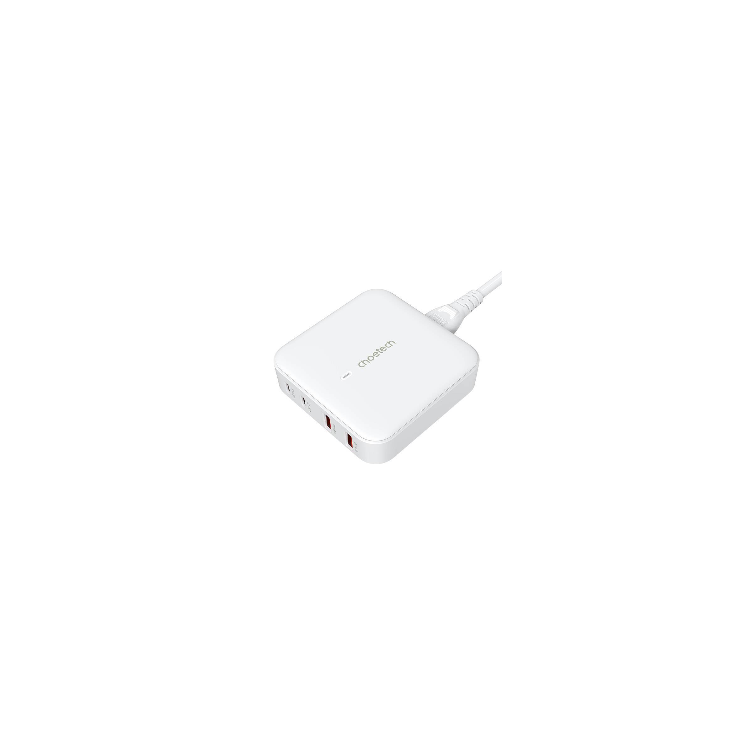 Choetech 4 Port 100w Pd Gan Laddare 2xusb C Och 2xusb A