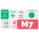 M7 tålig Mac / iPhone / USB-C PD 100W laddningskabel - vit - 2m