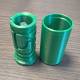 Pusselbox cylinder labyrint för lek och geocaching - 3D-utskriven - Grön