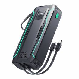 Robust Joyroom powerbank med Lightning och USB-C kablar - 20.000mAh - 22,5W