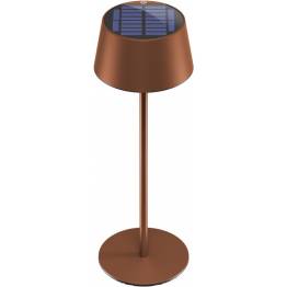  Uppladdningsbar, vattentät och solcellsdriven bordslampa med touchkontroll - Brons