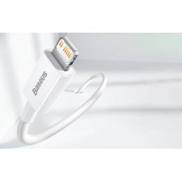  Baseus Superior USB-C till Lightning kabel - 2m - Vit