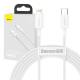 Baseus Superior USB-C till Lightning kabel - 2m - Vit