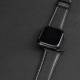 DUX DUCIS Apple Watch läderrem 42/44/45/49 mm - Svart