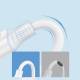 Joyroom USB till Lightning-kabel - 1m - Vit