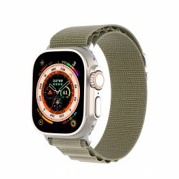 Apple Watch Ultra nylon Loop band 42/44/45/49mm - Olivengrön