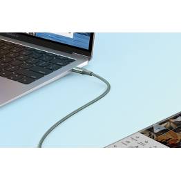  Ugreen hållbart USB-C laddningskabel - 1m - 100W PD - Grön