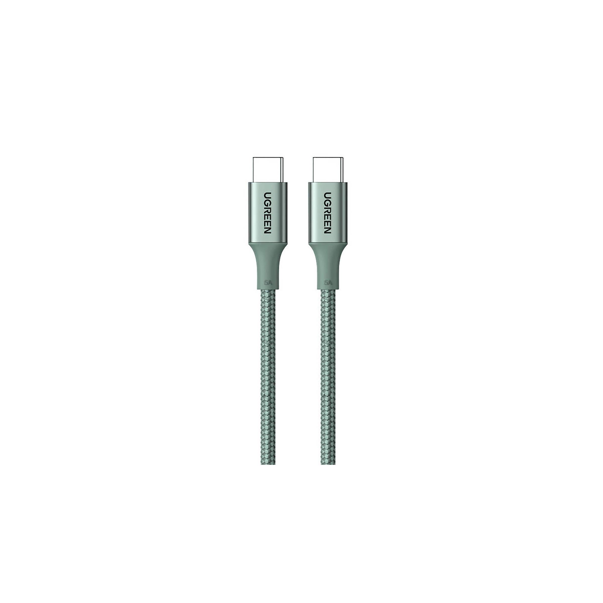 Ugreen Hållbart Usb C Laddningskabel 1m 100w Pd Grön