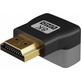  Goobay HDMI hun till HDMI han med 90 graders vinkel - 8K@60Hz