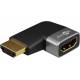 Goobay HDMI hon till HDMI han med 90 graders vinkel - Platt - 8K@60Hz