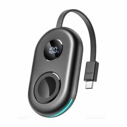 Joyroom Apple Watch powerbank med display og USB-C kabel - 2.500mAh - 3W - Svart