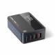 LDNIO 4-portars 65W PD QC 2xUSB-C och 2xUSB-A Mac-laddare med display