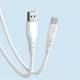 Dudao USB till USB-C PD laddnings- och datakabel - 1m - Vit