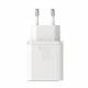 Joyroom Dual iPhone/iPad USB QC3.0 och USB-C PD laddare - 30W - Vit