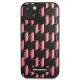 Karl Lagerfeld iPhone 13 mini hardcase pink Monogram Plade