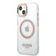 Guess Metal Outline MagSafe cover til iPhone 13 - pink