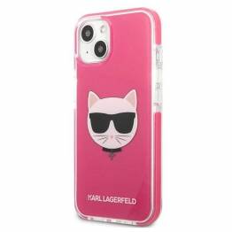  Karl Lagerfeld Choupette cover til iPhone 13 - fuchsia