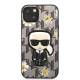 Karl Lagerfeld Flower Ikonik Karl cover til iPhone 13 mini - grå