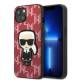 Karl Lagerfeld iPhone 13 mini hardcase rød Monogram Ikonik Patch