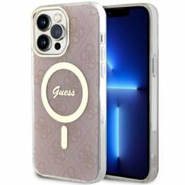 Guess iPhone 13 Pro Max pink hardcase 4G MagSafe