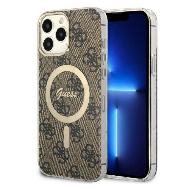 Guess iPhone 13 Pro Max brun hardcase 4G MagSafe