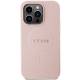 Guess cover til iPhone 13 Pro Max - pink Saffiano MagSafe