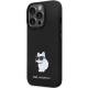 Karl Lagerfeld cover til iPhone 13 Pro / 13 - sort silikone med metal-pin