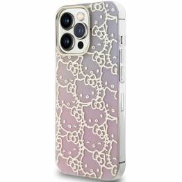  Hello Kitty IML Gradient Electrop Crowd Kitty Cover til iPhone 13 Pro / 13 - pink