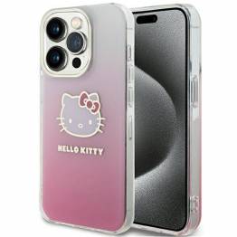 Hello Kitty IML Gradient Electrop Kitty Head cover til iPhone 13 Pro Max - pink