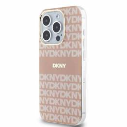  DKNY IML Mono & Stripe MagSafe-cover til iPhone 13 Pro / 13 - pink