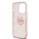 Karl Lagerfeld IML Choupette Head- og monogram cover til iPhone 13 Pro Max - pink