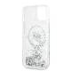 Karl Lagerfeld Liquid Glitter Choupette Head MagSafe cover til iPhone 13 - transparent