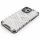 Honeycomb beskyttelsescover med TPU bumper til iPhone 13 Pro Max transparent