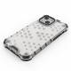 Honeycomb cover med TPU-bumper til iPhone 13 mini sort