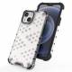 Honeycomb cover med TPU-bumper til iPhone 13 mini sort