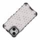 Honeycomb cover med TPU-bumper til iPhone 13 mini gennemsigtig