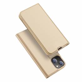 Dux Ducis Skin Pro Bookcase-typecover til iPhone 13 mini guld