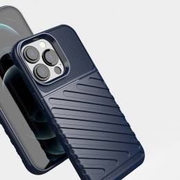  Thunder Case Fleksibel Tough Rugged TPU Cover til iPhone 13 Pro blå