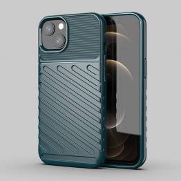  Thunder Case Fleksibel Robust Dæksel TPU Cover til iPhone 13 grøn