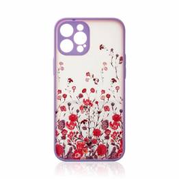 iPhone 12 Pro-fodral med blommor - Lila